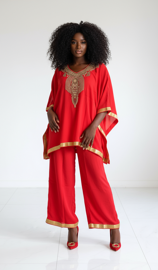Kaftan Palazzo pants set