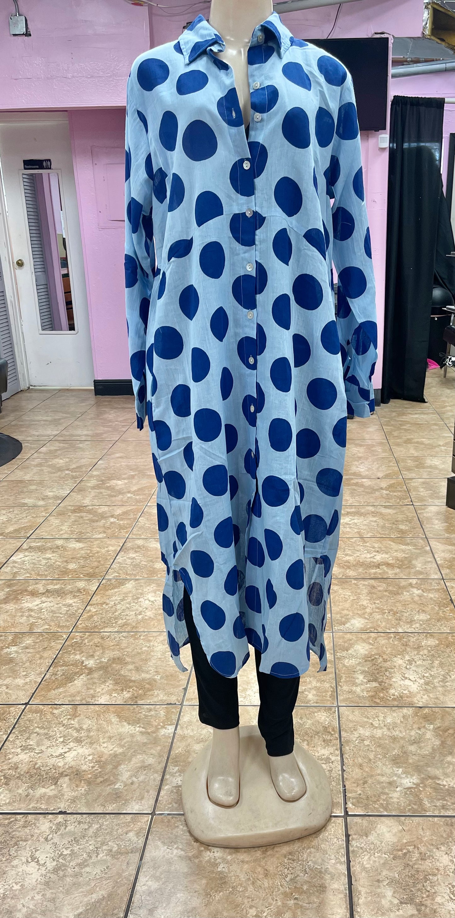 Polka Dot T-Shirt Dress