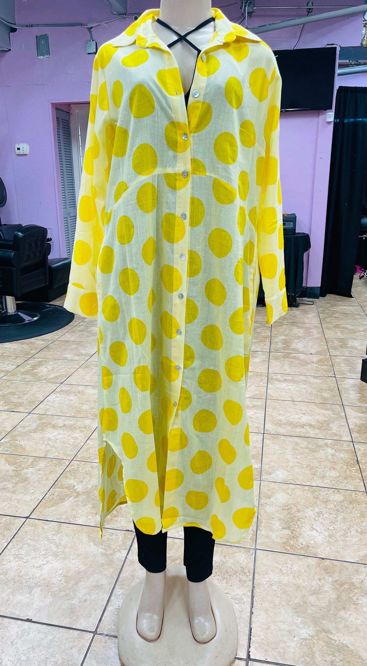 Polka Dot T-Shirt Dress